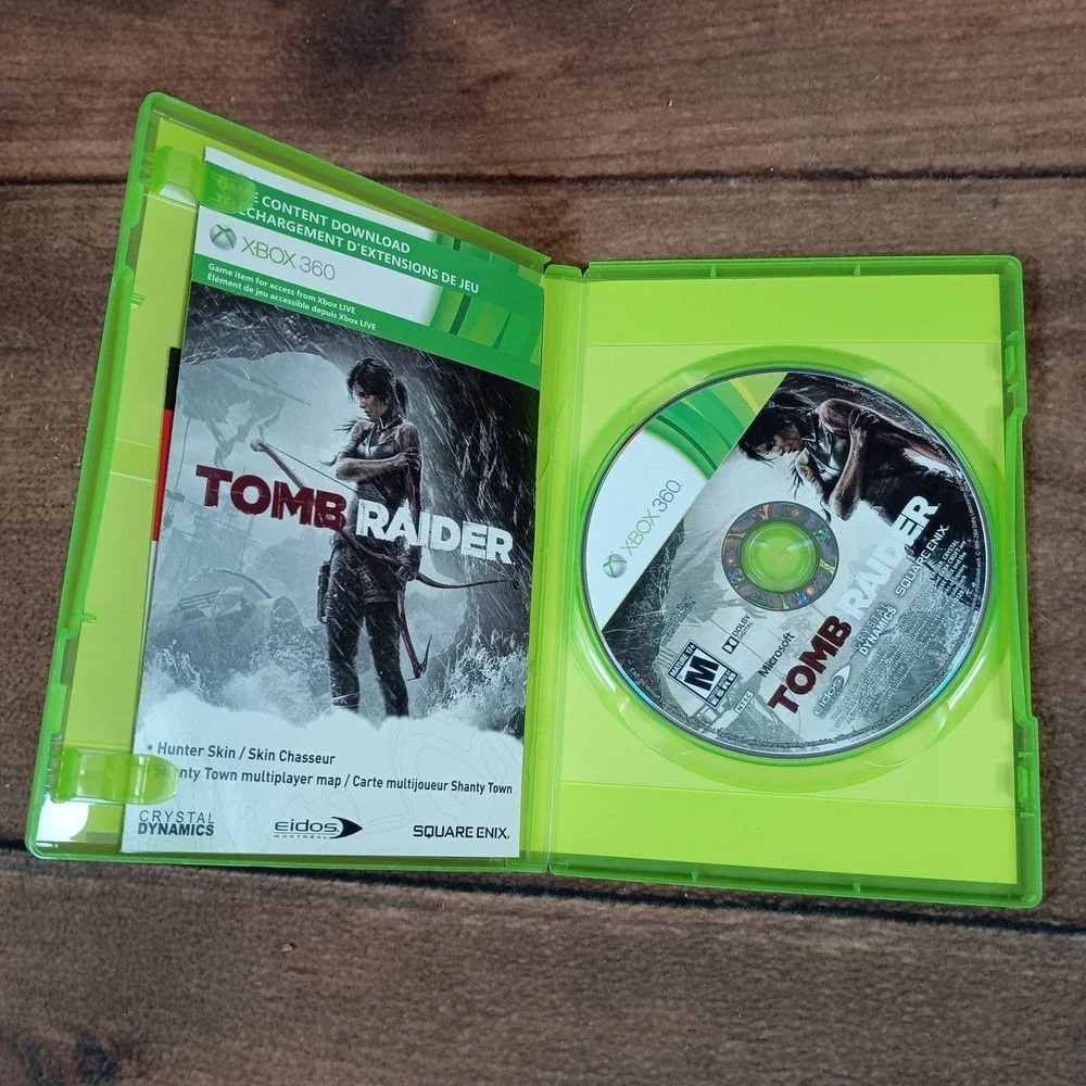 Tomb Raider Xbox 360 Game with Bonus Art Book